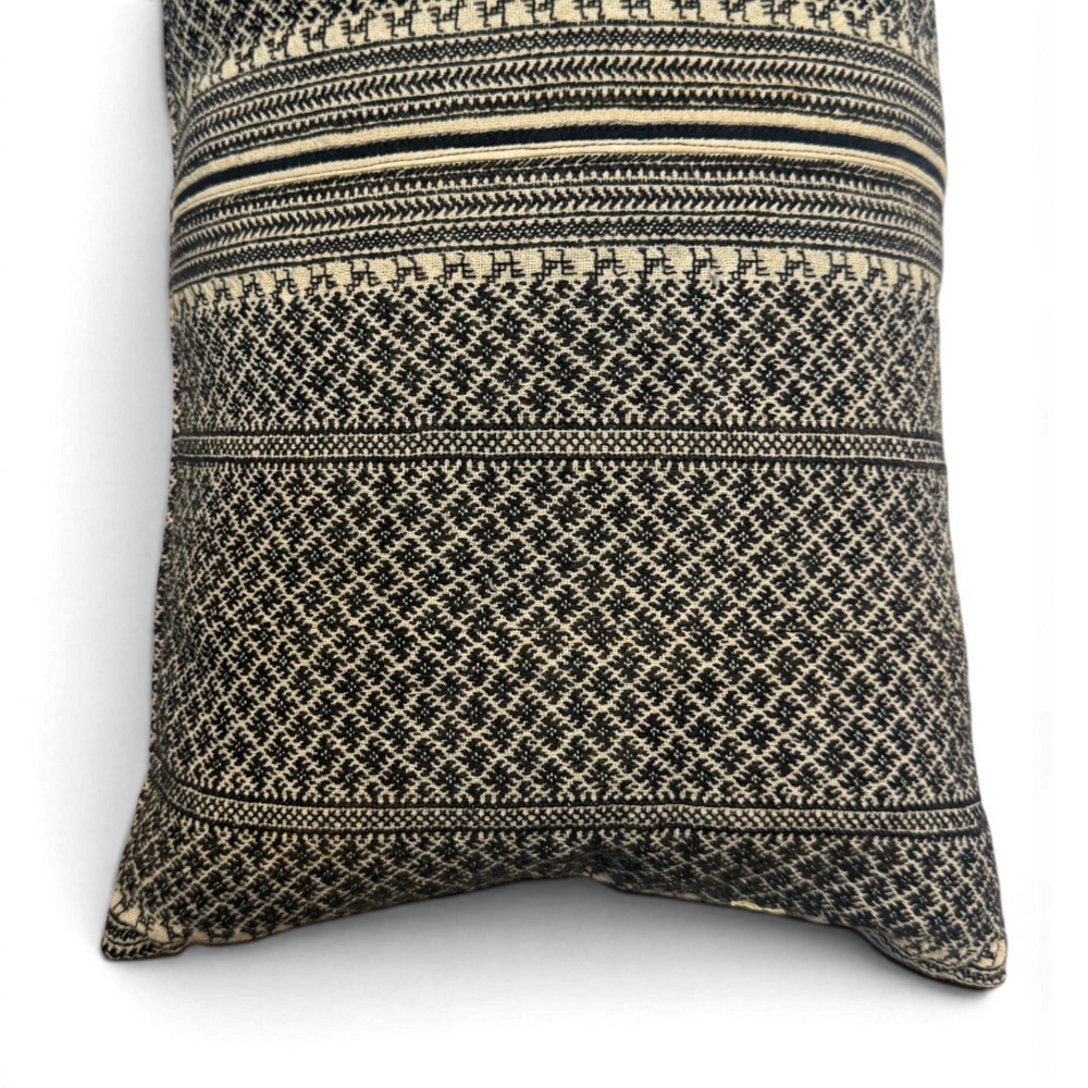 Vintage Fabric Pillow 20" x 12"