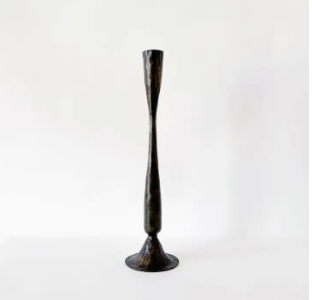 Patina Iron Candle Holder Large