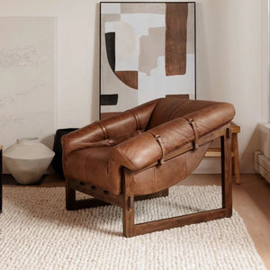 Bellos Accent Chair Open Road Brown