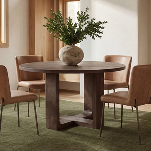 Hayes Dining Table Rustic Brown