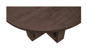 Hayes Dining Table Rustic Brown
