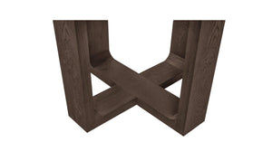 Hayes Dining Table Rustic Brown