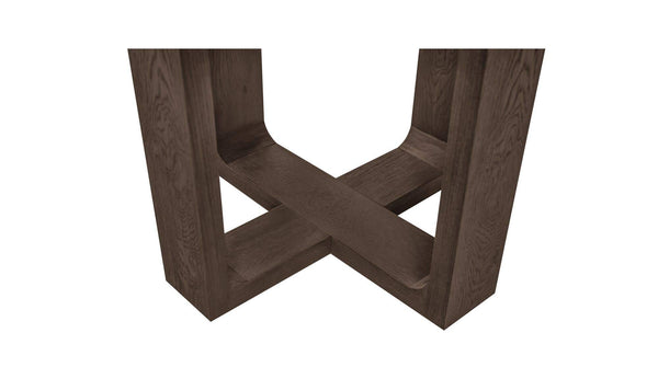 Hayes Dining Table Rustic Brown