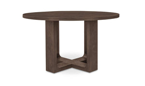 Hayes Dining Table Rustic Brown