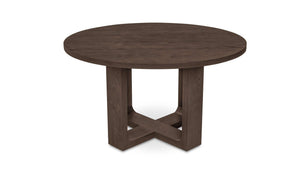 Hayes Dining Table Rustic Brown