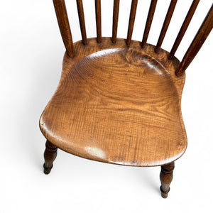 Vintage Windsor Dining Chairs - Set of 6