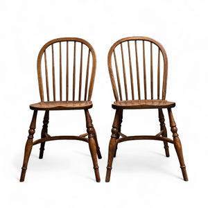 Vintage Windsor Dining Chairs - Set of 6