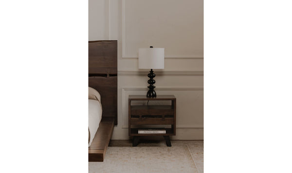 Madagascar Nightstand Dark Brown