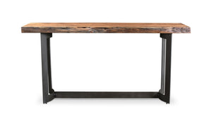 Bent Console Table Brown