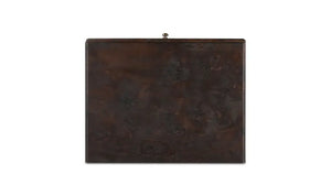 Dark Burl Wood Nightstand