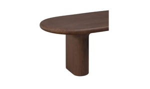 Warby Outdoor Dining Table Brown