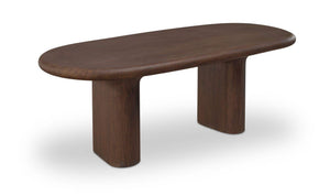 Warby Outdoor Dining Table Brown