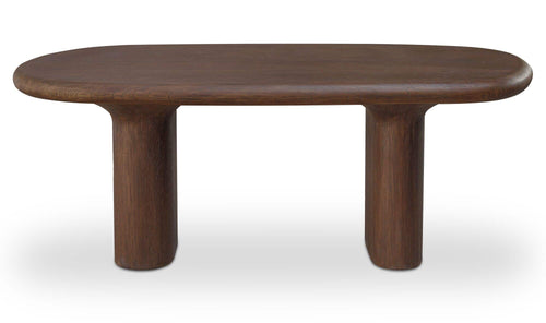Warby Outdoor Dining Table Brown