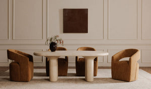 Warby Outdoor Dining Table Beige