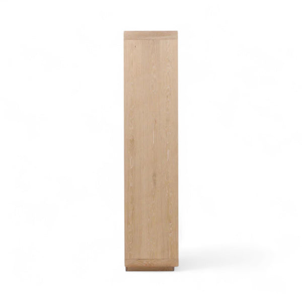 Natural Oak Display Cabinet
