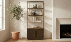 Elliot Bookshelf Brown