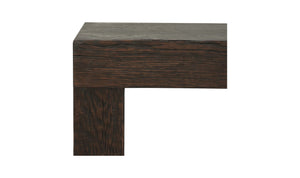 Evander Console Table Rustic Brown
