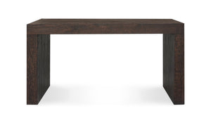 Evander Console Table Rustic Brown