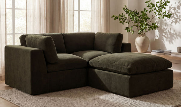 Cates Nook Modular Sectional Dark Green