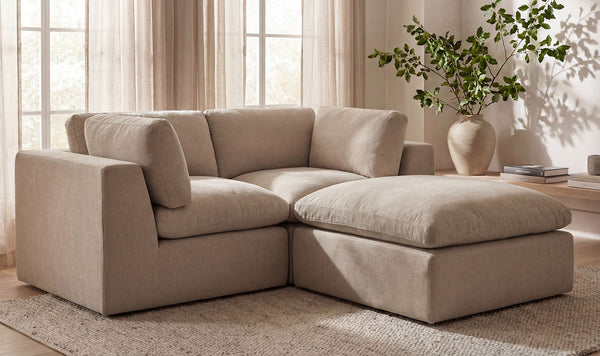 Cates Nook Modular Sectional Pebble