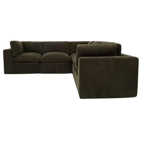 Cates Classic L Modular Sectional Dark Green