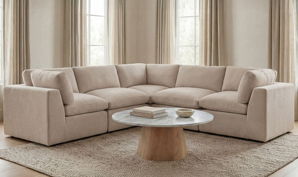 Cates Classic L Modular Sectional Pebble