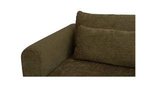 Swift Left Arm Facing Chair Dark Green