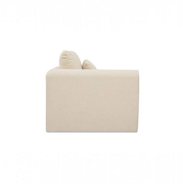 Modular Left-Arm Facing Chair Light Beige
