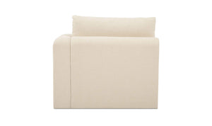 Swift Right Arm Facing Chair Light Beige