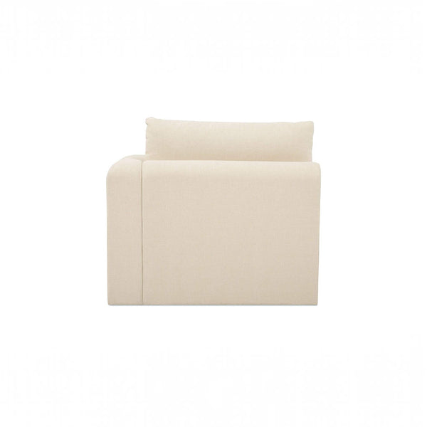 Modular Right-Arm Facing Chair Light Beige
