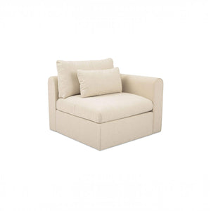 Modular Right-Arm Facing Chair Light Beige