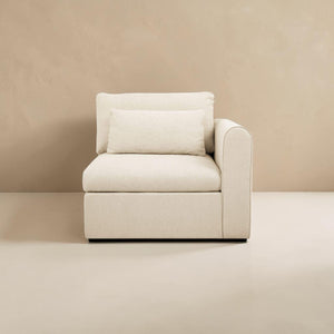 Modular Right-Arm Facing Chair Light Beige