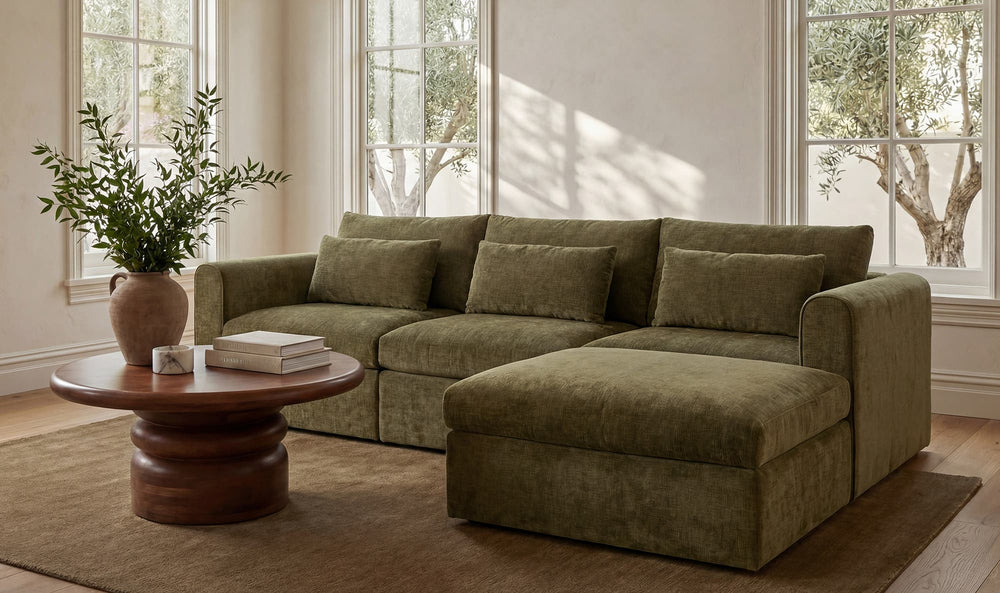 Swift Slipper Chair Dark Green