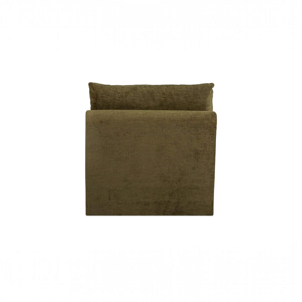 Modular Slipper Chair Dark Green