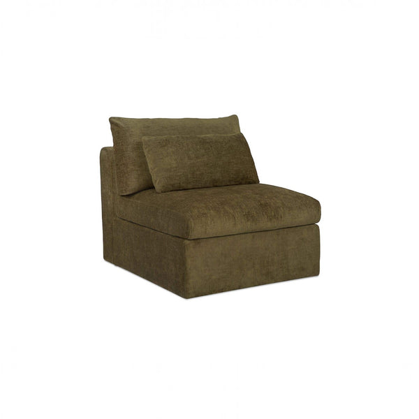 Modular Slipper Chair Dark Green