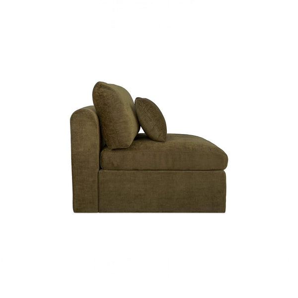 Modular Slipper Chair Dark Green