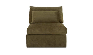 Swift Slipper Chair Dark Green