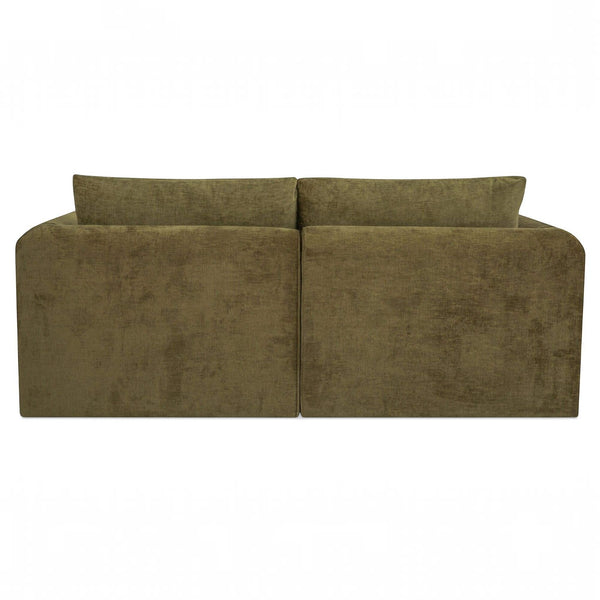 Interlocking Modular Nook Sectional Dark Green