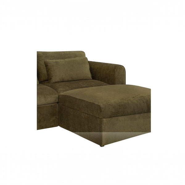 Interlocking Modular Nook Sectional Dark Green