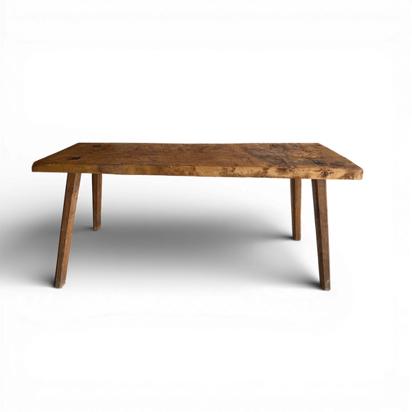 Antique Butcher Block Table