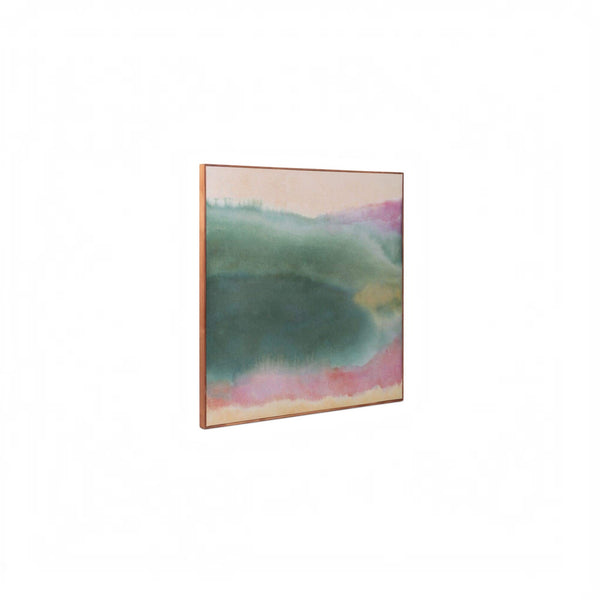 Soft-Focus Abstract Framed Painting