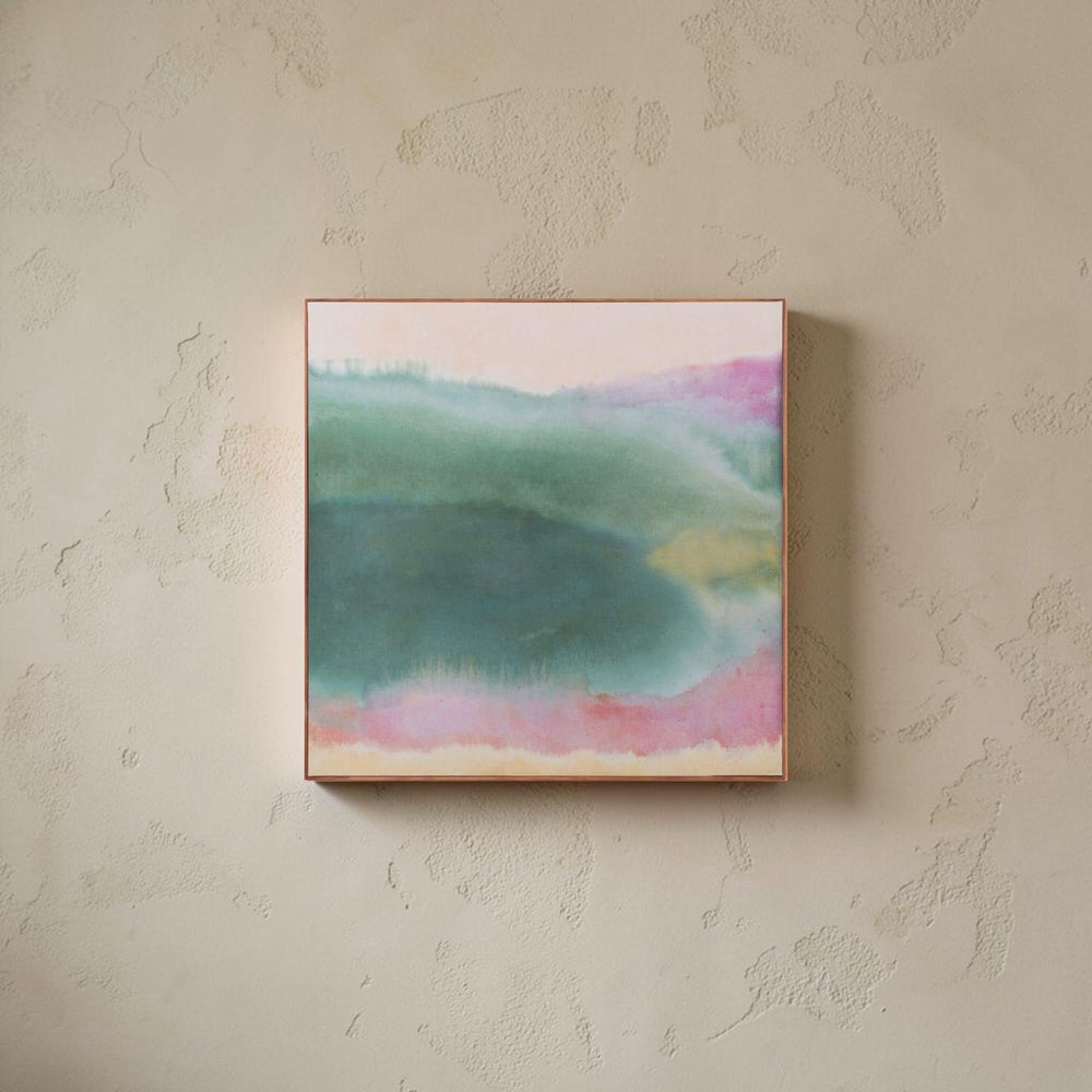 Soft-Focus Abstract Framed Painting