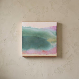 Soft-Focus Abstract Framed Painting