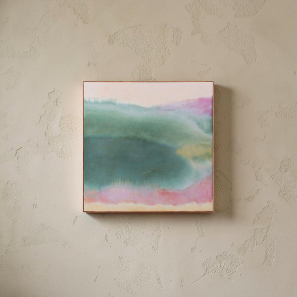 Soft-Focus Abstract Framed Painting