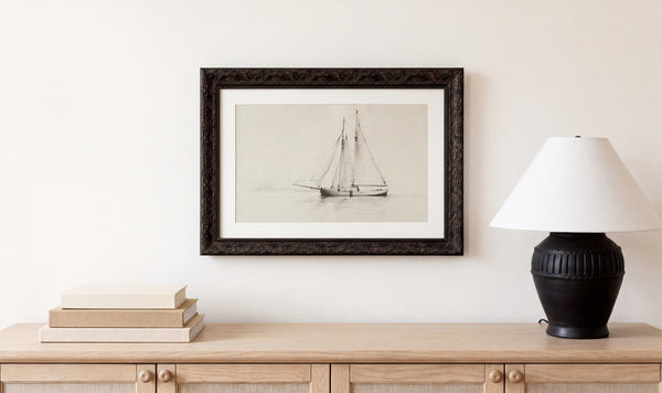 Helm Framed Print With Glass, 16.8" x 12"