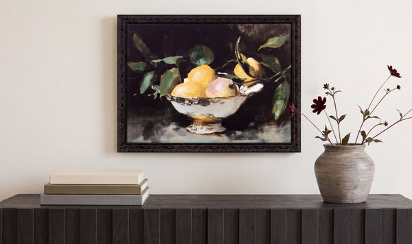 Flourish Framed Painting, 24" x 18"