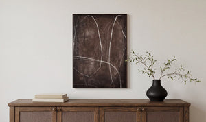 Flint Framed Painting, 50" x 70"