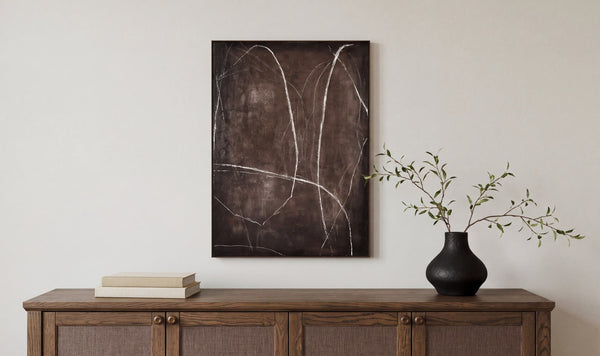 Flint Framed Painting, 50" x 70"