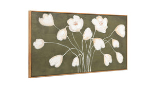 March Framed Painting, 48" x 24"