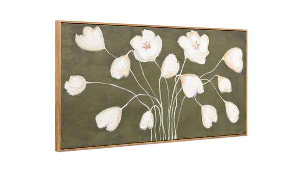 March Framed Painting, 48" x 24"